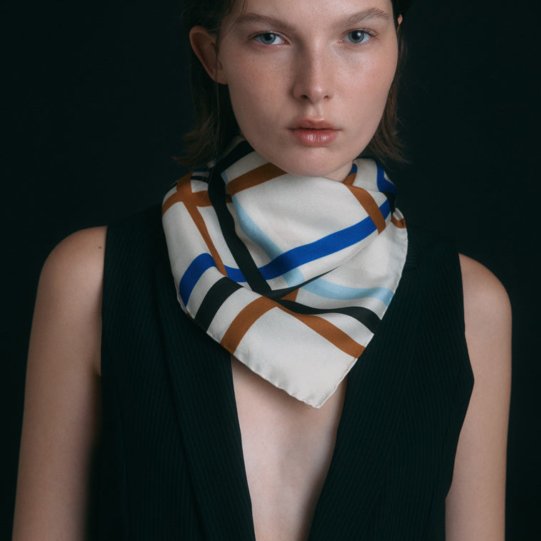 Gala Plaid scarf I VAN HISE - Main Image