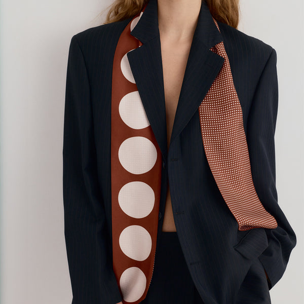The LOLA Silk Scarf copper