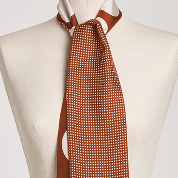 The LOLA Silk Scarf copper