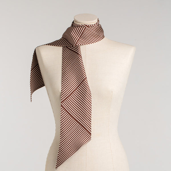 Diane Silk Scarf cafe