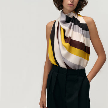 DIAGONAL Silk Scarf 90