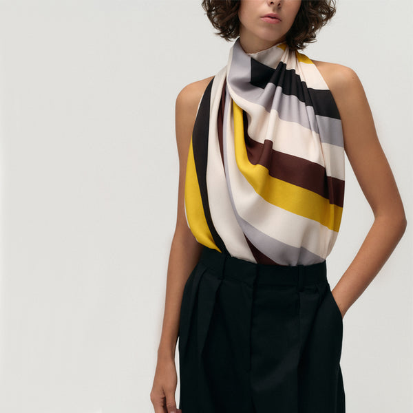 DIAGONAL Silk Scarf 90