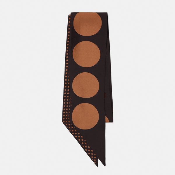 The LOLA Silk Scarf chocolate