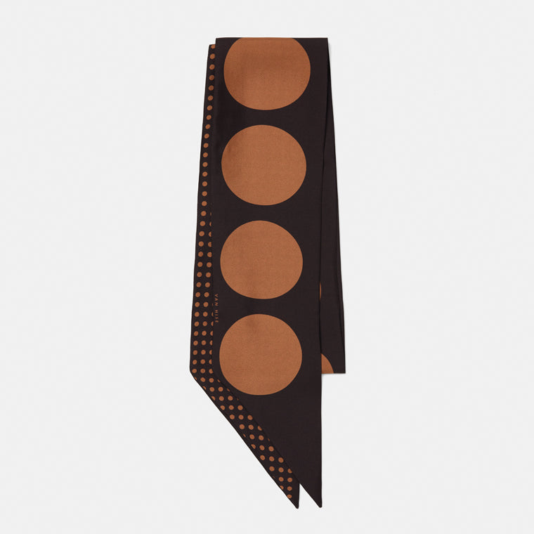 The LOLA Silk Scarf chocolate