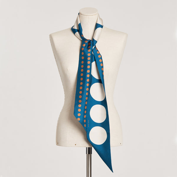 The LOLA Silk Scarf petroleum