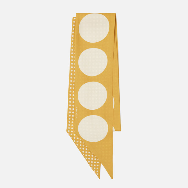 The LOLA Silk Scarf mustard