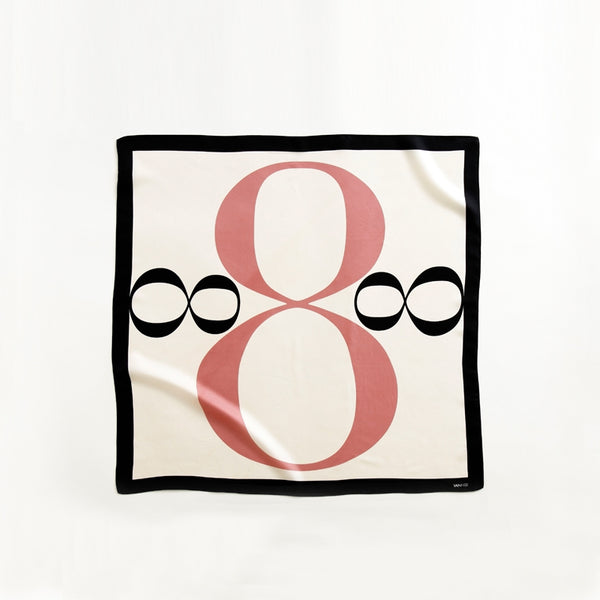 No.8 Scarf Pink